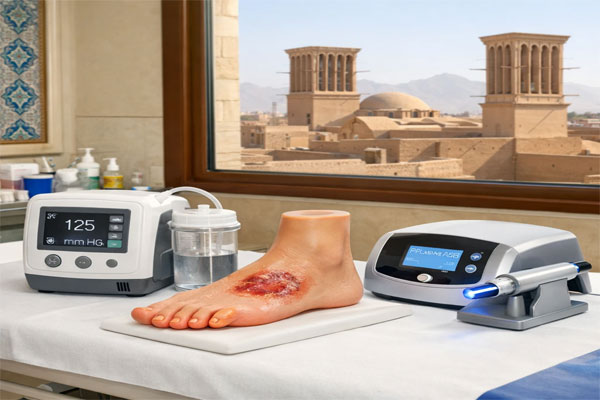کلینیک درمان زخم سوختگی در یزد
